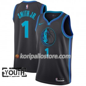 Dallas Mavericks Dennis Smith 1 2018-19 Nike City Edition Musta Sininen Lasten Pelipaidat Swingman